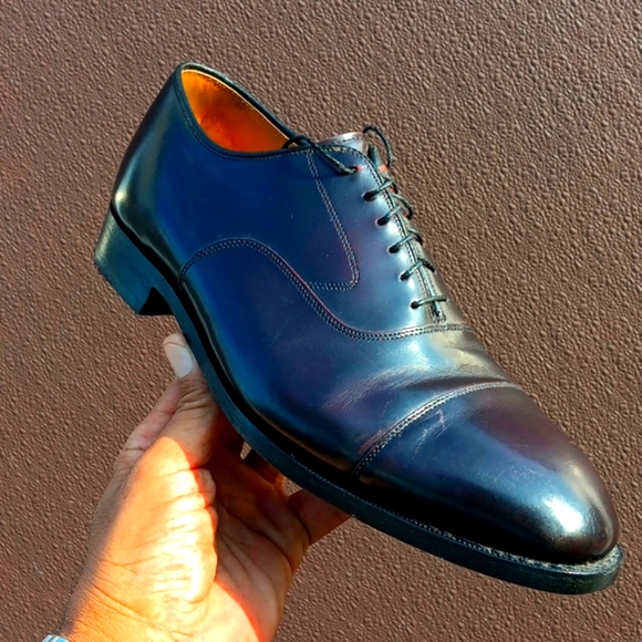 Johnston Murphy Men's Melton Cap Toe 22-2985 Bordeaux